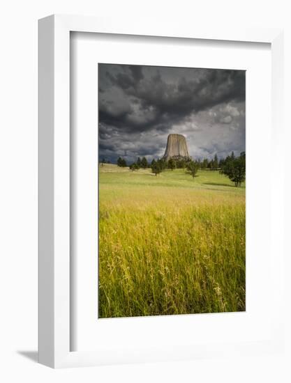 Wyoming, Devil's Tower National Monument-Judith Zimmerman-Framed Photographic Print