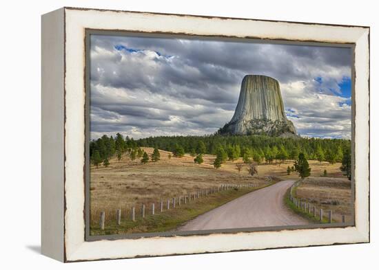 Wyoming, Devils Tower National Monument, Devils Tower-Jamie & Judy Wild-Framed Premier Image Canvas