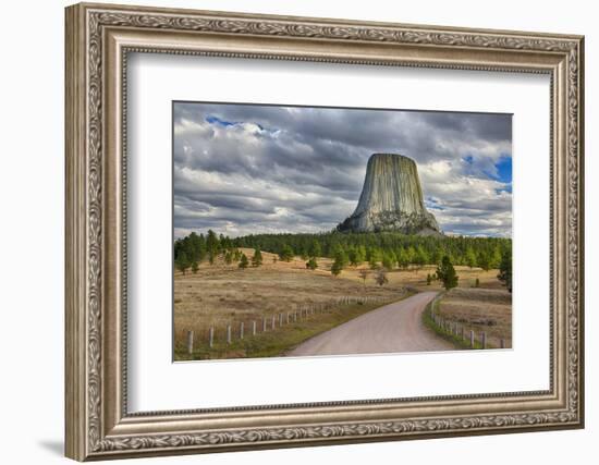 Wyoming, Devils Tower National Monument, Devils Tower-Jamie & Judy Wild-Framed Photographic Print