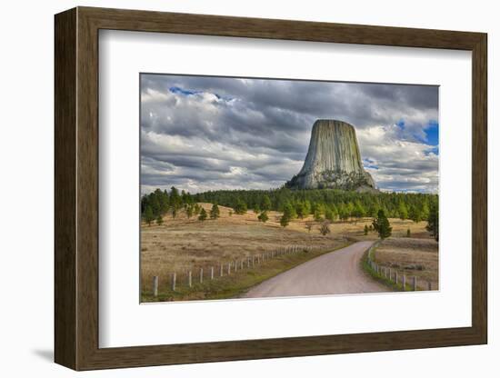 Wyoming, Devils Tower National Monument, Devils Tower-Jamie & Judy Wild-Framed Photographic Print