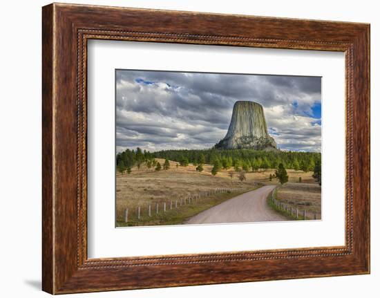 Wyoming, Devils Tower National Monument, Devils Tower-Jamie & Judy Wild-Framed Photographic Print