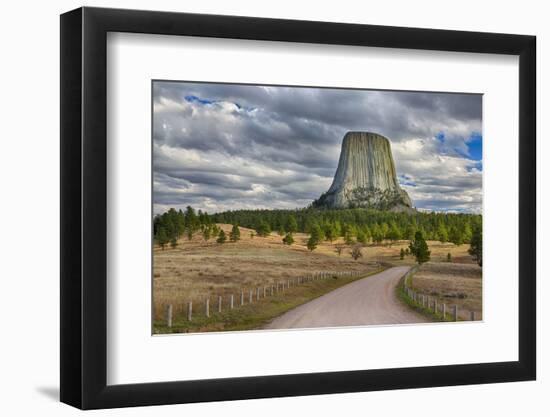 Wyoming, Devils Tower National Monument, Devils Tower-Jamie & Judy Wild-Framed Photographic Print