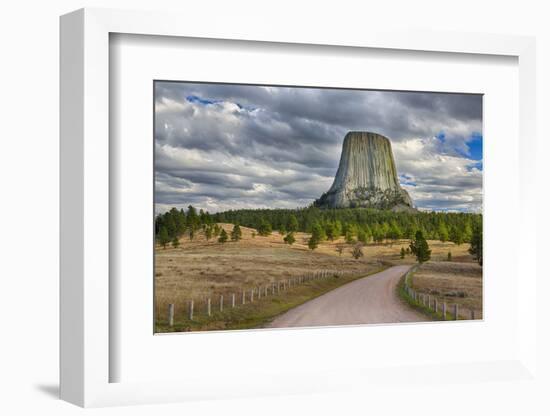 Wyoming, Devils Tower National Monument, Devils Tower-Jamie & Judy Wild-Framed Photographic Print