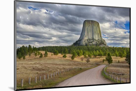 Wyoming, Devils Tower National Monument, Devils Tower-Jamie & Judy Wild-Mounted Photographic Print