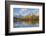 Wyoming, Grand Teton National Park, Autumn Color Along the Snake River Oxbow with Mt-Elizabeth Boehm-Framed Photographic Print