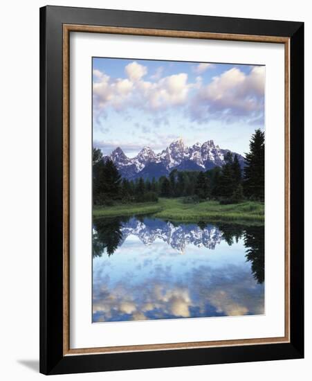 Wyoming, Grand Teton National Park, Rocky Mts, the Grand Tetons and Snake River-Christopher Talbot Frank-Framed Photographic Print