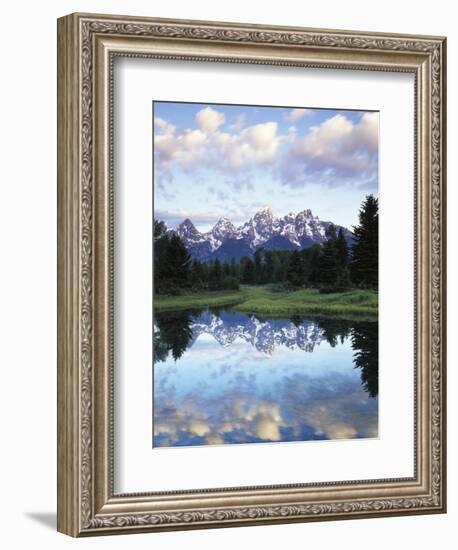 Wyoming, Grand Teton National Park, Rocky Mts, the Grand Tetons and Snake River-Christopher Talbot Frank-Framed Photographic Print