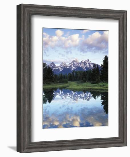 Wyoming, Grand Teton National Park, Rocky Mts, the Grand Tetons and Snake River-Christopher Talbot Frank-Framed Photographic Print