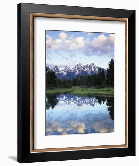 Wyoming, Grand Teton National Park, Rocky Mts, the Grand Tetons and Snake River-Christopher Talbot Frank-Framed Photographic Print