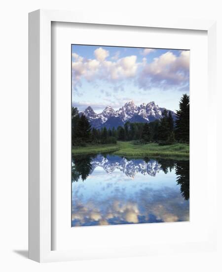 Wyoming, Grand Teton National Park, Rocky Mts, the Grand Tetons and Snake River-Christopher Talbot Frank-Framed Photographic Print