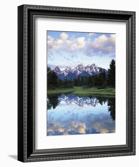 Wyoming, Grand Teton National Park, Rocky Mts, the Grand Tetons and Snake River-Christopher Talbot Frank-Framed Photographic Print