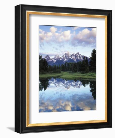 Wyoming, Grand Teton National Park, Rocky Mts, the Grand Tetons and Snake River-Christopher Talbot Frank-Framed Photographic Print