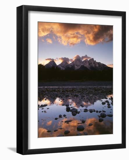 Wyoming, Grand Teton National Park, Rocky Mts, the Tetons and the Snake River-Christopher Talbot Frank-Framed Photographic Print