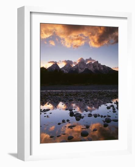 Wyoming, Grand Teton National Park, Rocky Mts, the Tetons and the Snake River-Christopher Talbot Frank-Framed Photographic Print