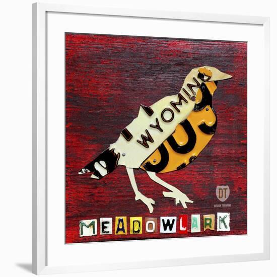 Wyoming Meadowlark-Design Turnpike-Framed Giclee Print