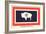 Wyoming State Flag-null-Framed Art Print