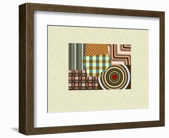 Wyoming  State Map-Lanre Adefioye-Framed Giclee Print