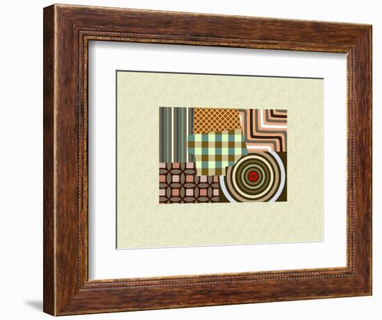 Wyoming  State Map-Lanre Adefioye-Framed Giclee Print