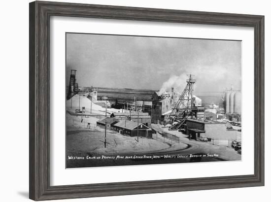 Wyoming - Westwaco Chlorine Production Mine near Green River-Lantern Press-Framed Art Print