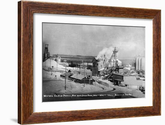 Wyoming - Westwaco Chlorine Production Mine near Green River-Lantern Press-Framed Art Print