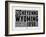 Wyoming Word Cloud 2-NaxArt-Framed Art Print