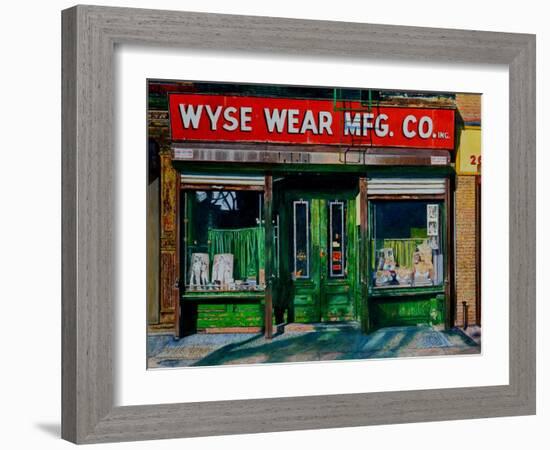 Wysewear Mfg. Co., 2016-Anthony Butera-Framed Giclee Print