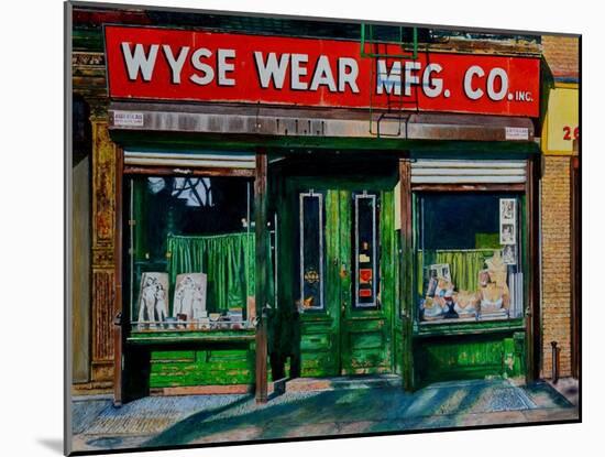 Wysewear Mfg. Co., 2016-Anthony Butera-Mounted Giclee Print