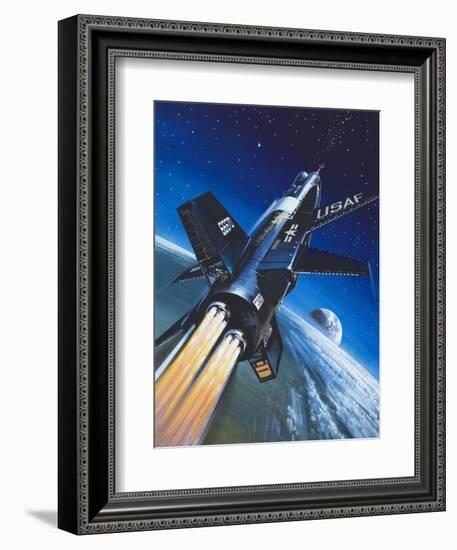 X-15 Rocket Plane-Wilf Hardy-Framed Giclee Print