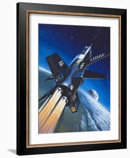 X-15 Rocket Plane-Wilf Hardy-Framed Giclee Print