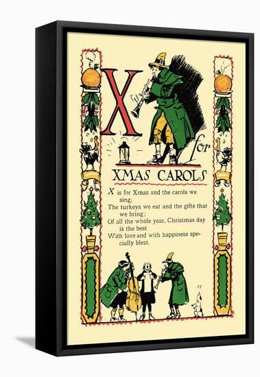 X for X-Mas Carols-Tony Sarge-Framed Stretched Canvas