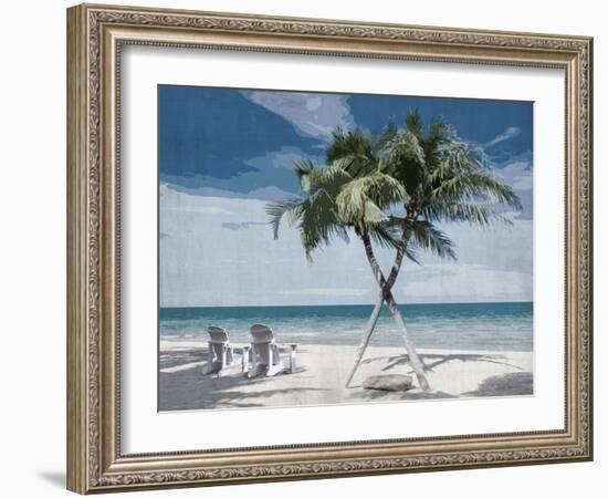 X Marks The Spot V2-Denise Brown-Framed Art Print