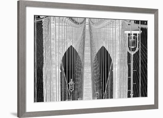 X-ray - Brooklyn Bridge III-Tony Koukos-Framed Giclee Print