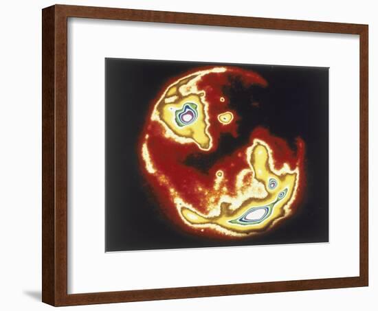 X-Ray Image of Sun, Skylab, 1970S-null-Framed Giclee Print