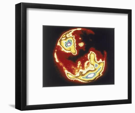 X-Ray Image of Sun, Skylab, 1970S-null-Framed Giclee Print