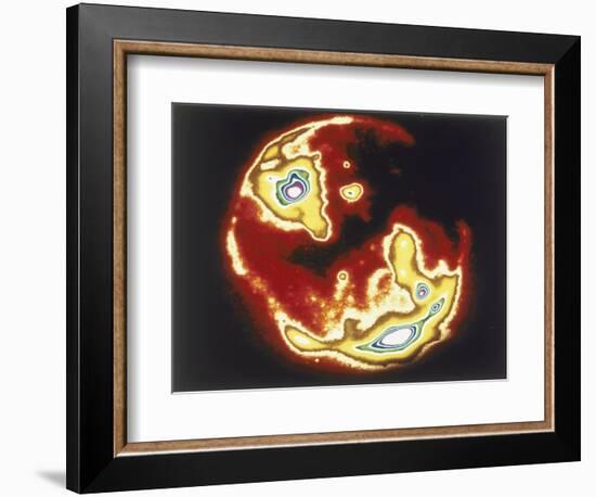 X-Ray Image of Sun, Skylab, 1970S-null-Framed Giclee Print