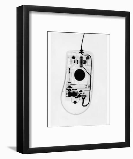 X-Ray of a Computer Mouse-Chris Rogers-Framed Photographic Print