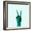 X-Ray of Hand Doing Peace Sign-null-Framed Photographic Print