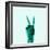 X-Ray of Hand Doing Peace Sign-null-Framed Photographic Print