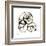 X-ray Snail Shells, Sepia-Albert Koetsier-Framed Art Print