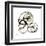 X-ray Snail Shells, Sepia-Albert Koetsier-Framed Art Print