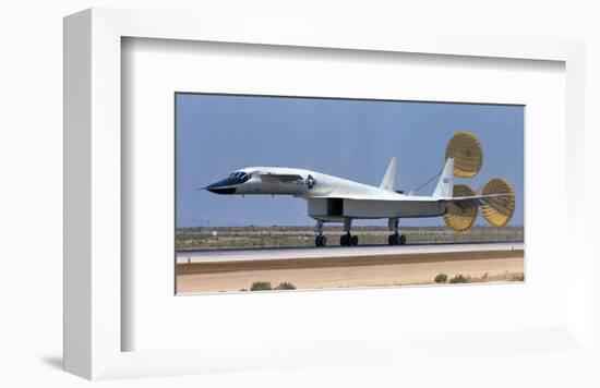 XB-70 largest Mach 3 airplane-null-Framed Art Print