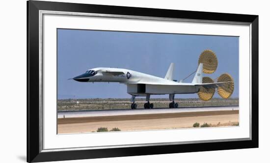 XB-70 largest Mach 3 airplane-null-Framed Art Print