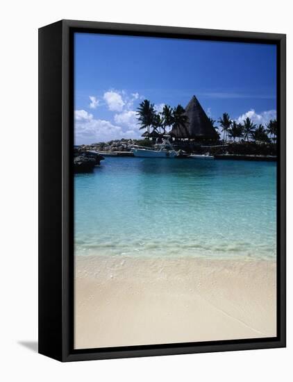 Xcaret Marine Park in Cancun, Mexico-Angelo Cavalli-Framed Premier Image Canvas