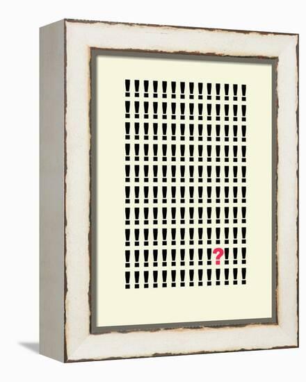 Xclamation Question?-Philip Sheffield-Framed Premier Image Canvas