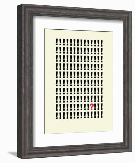 Xclamation Question?-Philip Sheffield-Framed Giclee Print