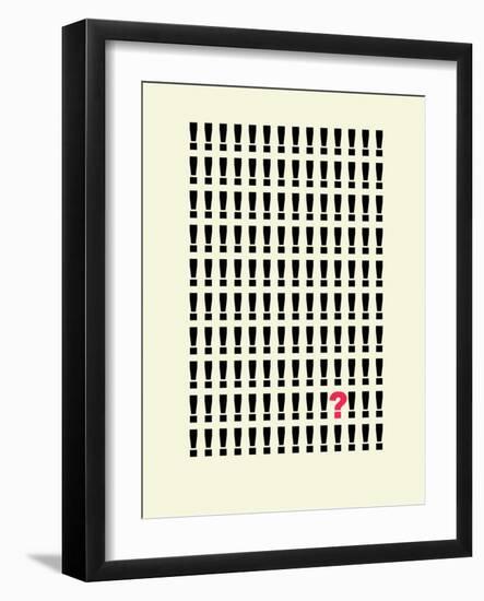 Xclamation Question?-Philip Sheffield-Framed Giclee Print