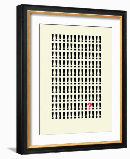 Xclamation Question?-Philip Sheffield-Framed Giclee Print