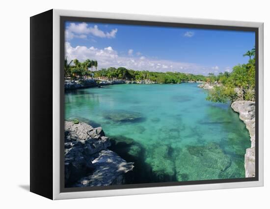 Xel-Ha Lagoon National Park, Yucatan Coast, Mexico, Central America-Gavin Hellier-Framed Premier Image Canvas