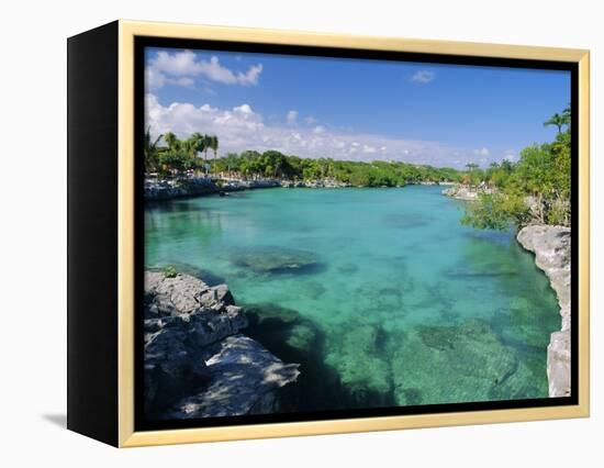 Xel-Ha Lagoon National Park, Yucatan Coast, Mexico, Central America-Gavin Hellier-Framed Premier Image Canvas