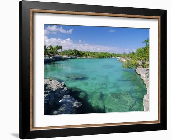 Xel-Ha Lagoon National Park, Yucatan Coast, Mexico, Central America-Gavin Hellier-Framed Photographic Print